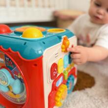 WOOPIE BABY Multifunctional Montessori Activity Cube 6in1 - 18m+