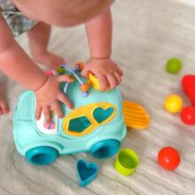 WOOPIE BABY Interactive Musical Car Montessori Sorter Blue