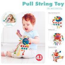 WOOPIE BABY Montessori Sensory Toy Teether Multifunctional 0+