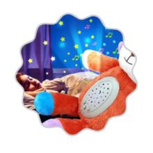 WOOPIE BABY 2in1 Pink Teddy Bear Sleeping Toy Projector - 10 Lullabies