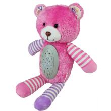WOOPIE BABY 2in1 Pink Teddy Bear Sleeping Toy Projector - 10 Lullabies
