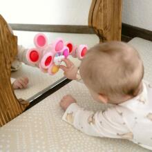 WOOPIE BABY Space Spinner Pop-it Sensory Toy Interchangeable 3 pcs Pink.
