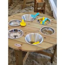 CLASSIC WORLD EDU Educational Garden Table 6 Functions Playing with Sand, Liquid, Stones