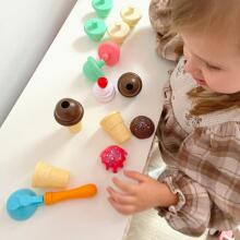 WOOPIE Ice Cream Making Set Ice Cream Parlor Puzzle 15 pcs.