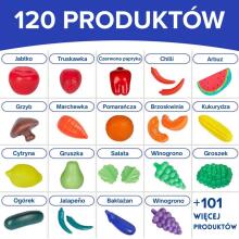 WOOPIE Set for Kitchen Shop Vegetables Fruits 120pcs.