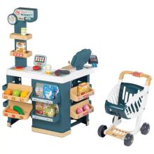 SMOBY Supermarket Store with Checkout Cart and Electronic Scanner