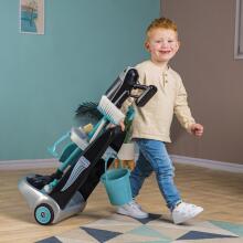 SMOBY Cleaning trolley with Rowenta vacuum cleaner with sound + 10 accessories
