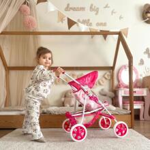 WOOPIE ROYAL Doll's Pram Floral Stroller