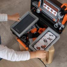 SMOBY Black &amp; Decker Tool Case + Car in Parts