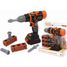 SMOBY Black&amp;Decker Electronic Drill Driver with Brick
