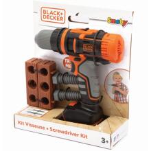 SMOBY Black&amp;Decker Electronic Drill Driver with Brick