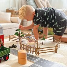 WOOPIE Agricultural Machinery Set Tractor Farm Mini Farm Settlement Farmers