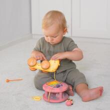 WOOPIE 4in1 Pull Snail Cymbals Gears Sensory Launcher + Small Car