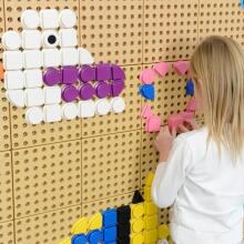 Набор MASTERKIDZ из 64 геометрических колышков для STEM-досок