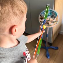WOOPIE Little Archer Set Dinosaurs Bow Arrows Shield 32 pcs.