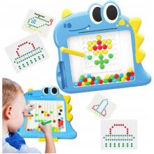 WOOPIE magnētiskais dēlis bērniem Montessori MagPad Dinosaur