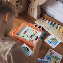WOOPIE magnētiskais dēlis bērniem Montessori MagPad Dinosaur