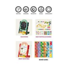 WOOPIE Double-sided Magnetic Board for Drawing and Learning Numbers and Letters 56 pcs.