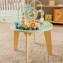 TOOKY TOY Wooden Montessori Activity Table Motor Loop