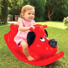 LITTLE TIKES šūpojošais suns, sarkans šūpuļkrēsls