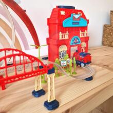 WOOPIE Electric Train 2in1 Foldable into a Suitcase 87 pcs. - Length 3.5 m