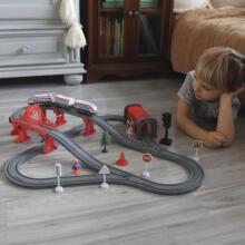 WOOPIE Electric Train Track Bridge Tunnel 80 pcs.