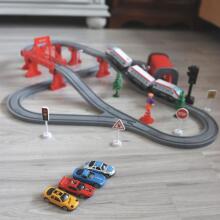WOOPIE Electric Train Track Bridge Tunnel 80 pcs.