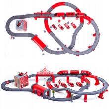 WOOPIE Electric Train Car Track Fire Helicopter Cars 92 el.