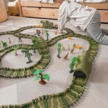 WOOPIE XXL Car Track Dinosaurs 240 pcs.