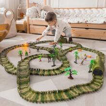 WOOPIE XXL Car Track Dinosaurs 240 pcs.