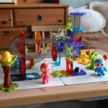 WOOPIE Magnetic Blocks Ball Track Animal Paradise 104 pcs.