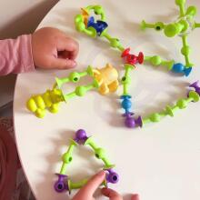 WOOPIE Construction Blocks with Suction Cups - Crazy Animals