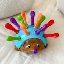 WOOPIE Hedgehog Sorter Монтессори-игра для изучения цифр и цветов 4 в 1