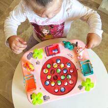 WOOPIE Arcade Game Fishing Interactive Table Pink