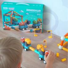 WOOPIE Magnetic Building Blocks Dinosaurs 84 pcs.