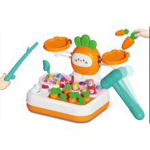 WOOPIE spēle MONTESSORI 4in1 Makšķerēšanas svari Sadursme ar kurmi un burkāniem