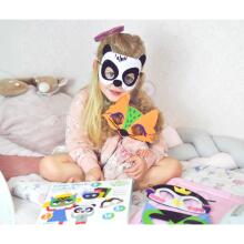 WOOPIE ART&amp;FUN Creative Set of Felt Masks DIY 4 pcs.