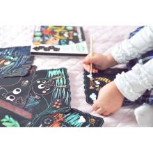 WOOPIE ART&amp;FUN Creative Scratch Art Set for Kids 7 pcs.