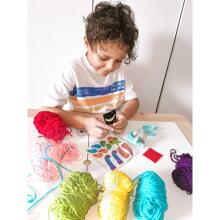 WOOPIE ART&amp;FUN Make a Monster Creative Kit Monster Pom