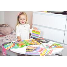 WOOPIE ART&amp;FUN Stickers Set Match Shapes and Colors Animals Stickers 504 pcs.