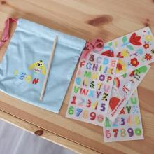 WOOPIE ART&amp;FUN DIY Creative Bag Decorating Kit Child's Name
