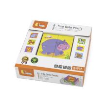 Viga Wooden Zoo Puzzle 4 Pieces