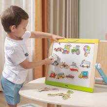 VIGA Wooden magnets vehicles set