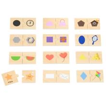 VIGA Set Puzzle Connecting Shapes and Objects