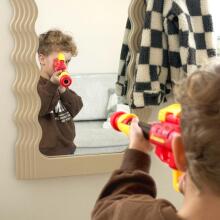 WOOPIE Set of Foam Ball Gun Rifle + Mask for Children Automatic Launcher 11 pcs.