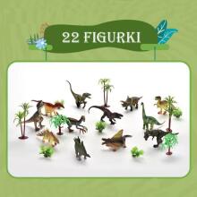 WOOPIE Dinosaur Park Set Figures + Mat and Accessories 23 pcs.