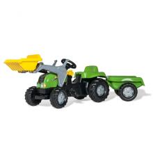 Rolly Toys rollyKid-X Pedal Tractor with Bucket and Trailer