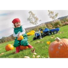 Rolly Toys rollyKid-X New Holland rollyKid Трактор с ковшом и прицепом Синий