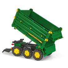 Rolly Toys rollyMulti Trailer - Rolly Multi John Deere 3-axle dump trailer
