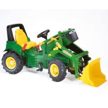 Rolly Toys rollyFarmtrac John Deere 7930 - педальный трактор с ковшом, зеленый